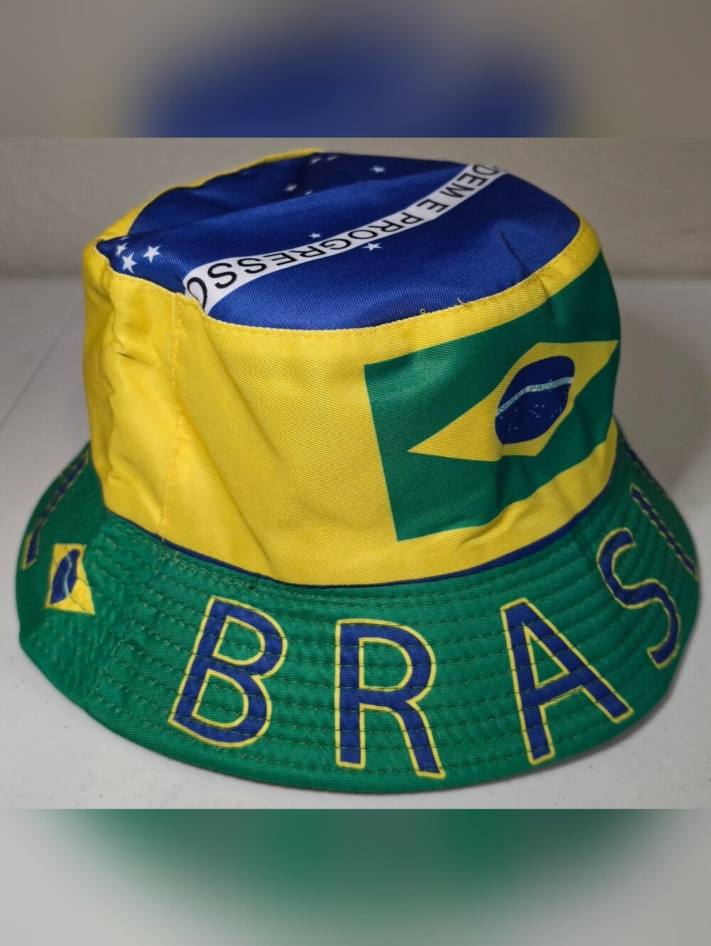 BRAZIL Brasil 2026 World Cup unisex reversible bucket hat adult one size - Picture 2 of 7